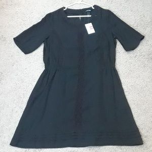 H&M Sheer Black Tunic Dress (NWT)